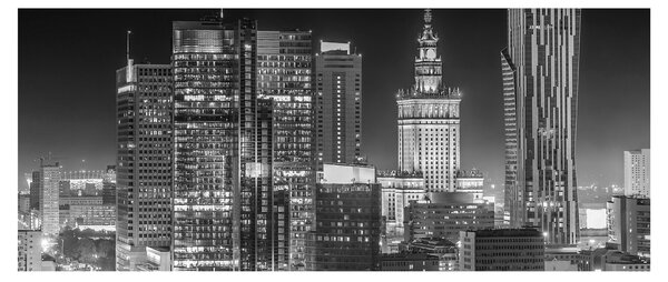 Kép - Fekete-fehér New York (120x50 cm)