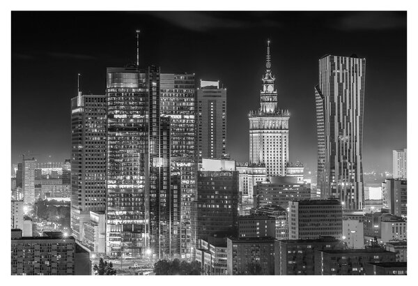 Kép - Fekete-fehér New York (90x60 cm)