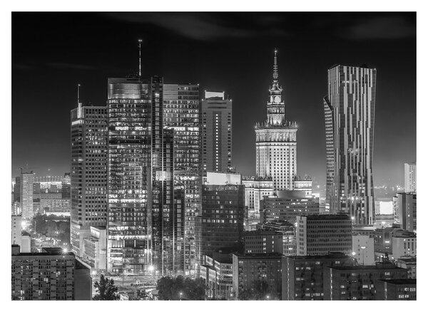 Kép - Fekete-fehér New York (70x50 cm)