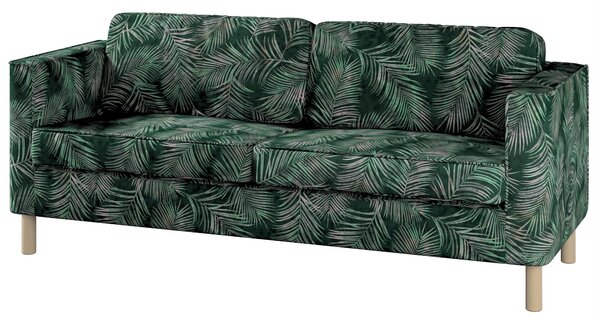 Kanapéhuzat Pärup 3 személyes Ikea kanapéhoz termék színe zöld szövet welwet, mintás