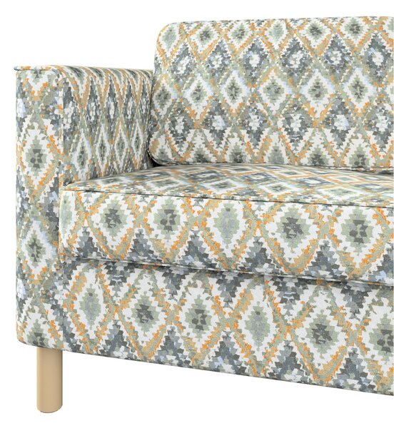 Kanapéhuzat Pärup 3 személyes Ikea kanapéhoz termék színe kék szövet fonott, mintás