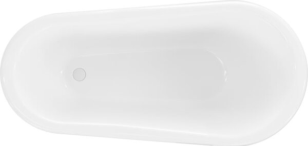 Mexen Retro szabadonálló kád 150 x 73 cm, fehér, fehér lábak - 53251507300-20