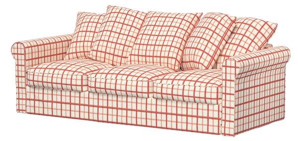 Kanapéhuzat Grönlid 3 személyes IKEA kanapéhoz termék színe piros szövet mintás