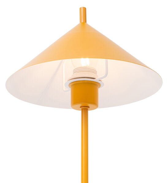 Design asztali lámpa sárga - Triangolo