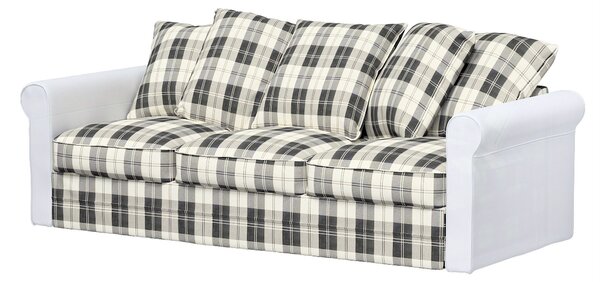 Kanapéhuzat Grönlid 3 személyes IKEA kanapéhoz termék színe fekete szövet fonott, mintás