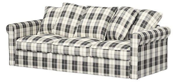 Kanapéhuzat Grönlid 3 személyes IKEA kanapéhoz termék színe fekete szövet fonott, mintás