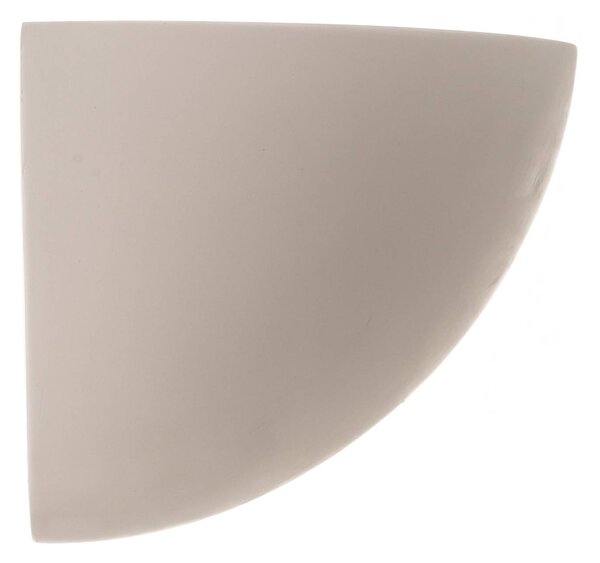 Lindby fali lámpa Pascali, magasság 13 cm, fehér, vakolat, dimmelhető, Fehér / opál, Nappali / Étkező, Gipsz / agyag, Modern