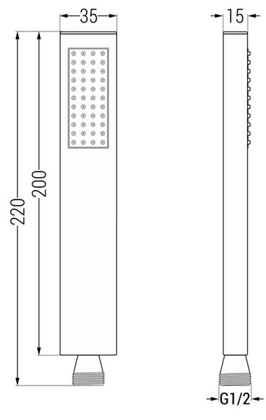Mexen Cube DR02 rejtett zuhanykészlet 30 cm-es esőztetővel, króm - 77502DR0230-00