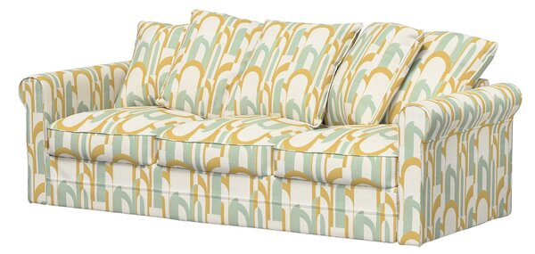 Kanapéhuzat Grönlid 3 személyes IKEA kanapéhoz termék színe zöld szövet fonott, mintás