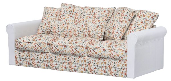 Kanapéhuzat Grönlid 3 személyes IKEA kanapéhoz termék színe narancssárga szövet fonott, mintás