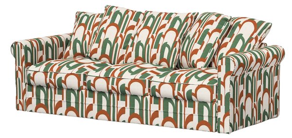 Kanapéhuzat Grönlid 3 személyes IKEA kanapéhoz termék színe zöld szövet fonott, mintás