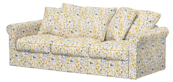 Kanapéhuzat Grönlid 3 személyes IKEA kanapéhoz termék színe sárga szövet fonott, mintás