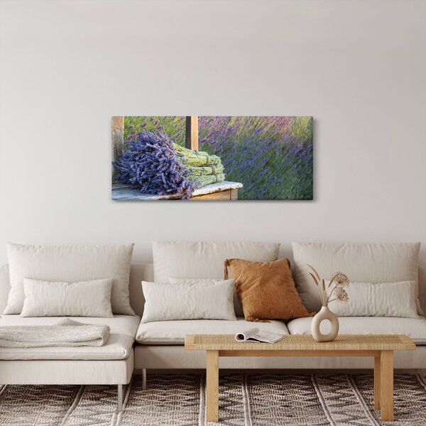 Kép - Levendula csokrok (120x50 cm)