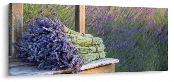 Kép - Levendula csokrok (120x50 cm)