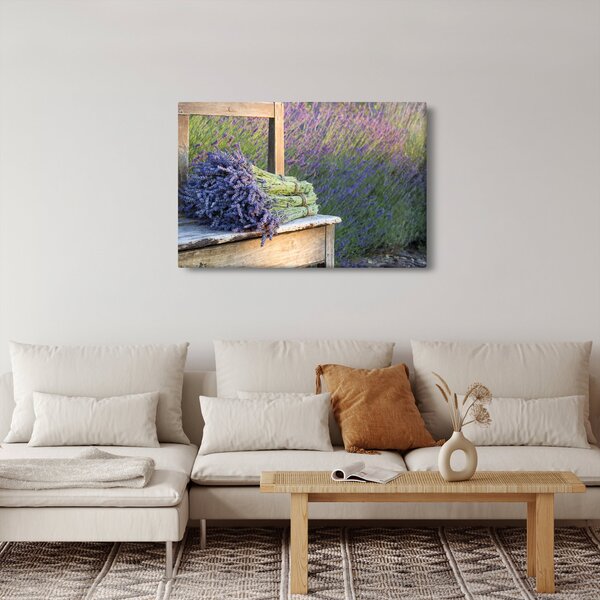 Kép - Levendula csokrok (90x60 cm)