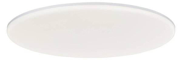 Brilliant Colden LED fürdőszobai mennyezeti lámpa, fehér, be/ki, Ø 45 cm, Fehér / opál, Fürdőszoba, Műanyag, Modern