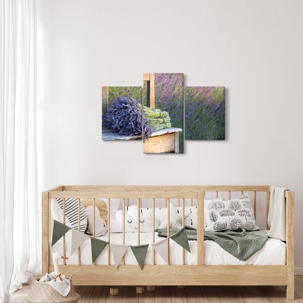 Kép - Levendula csokrok (90x60 cm)