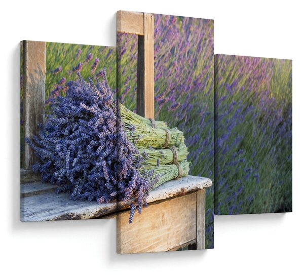 Kép - Levendula csokrok (90x60 cm)