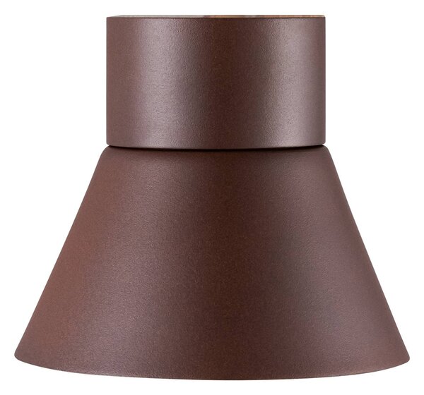 Nordlux Kültéri fali lámpa Kyklop Cone IP54, rozsdás, Barna / rozsda, Alumínium, Modern