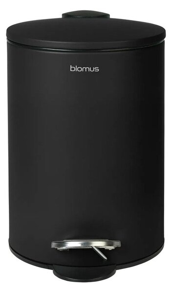 Fekete acél pedálos szemetes 3 l Tubo – Blomus