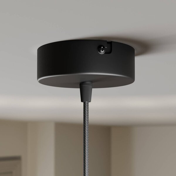 TEMAR LIGHTING Albaraccin függő lámpa, egy izzós, Ø 38 cm, dimmelhető, Világos fa, Nappali / Étkező, Fa, Vidéki otthon / Rusztikus