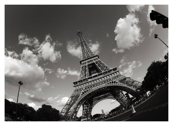 Kép - Eiffel-torony Párizsban (70x50 cm)