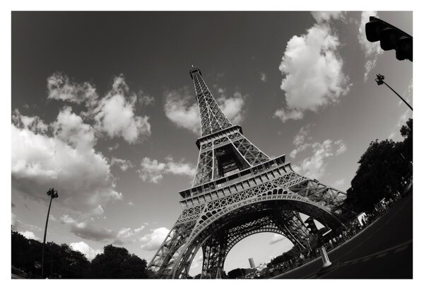 Kép - Eiffel-torony Párizsban (90x60 cm)