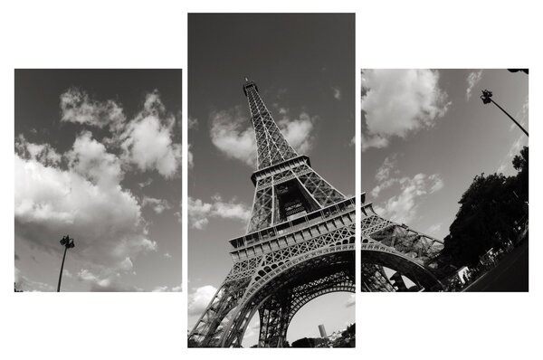 Kép - Eiffel-torony Párizsban (90x60 cm)