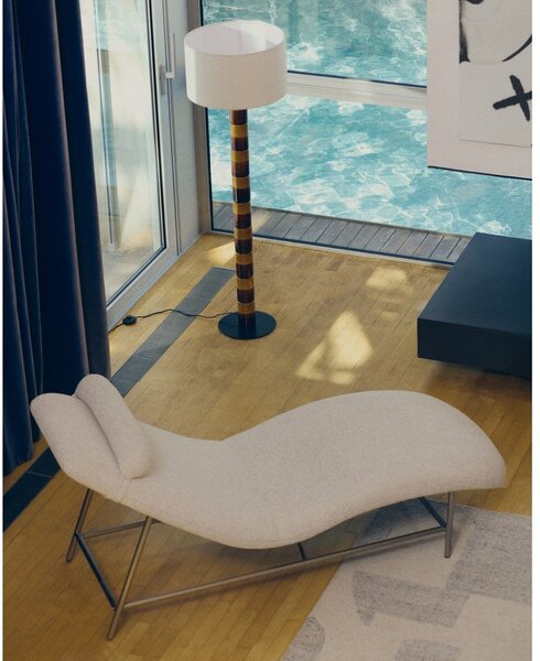 Állólámpa textil búrával (magasság 146 cm) Mavran – Kave Home