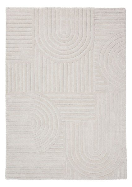 Elefántcsont színű kézi szövésű gyapjú szőnyeg 160x230 cm Zen Garden – Flair Rugs