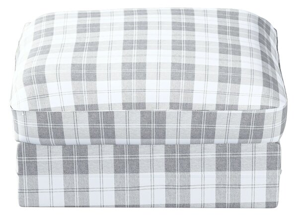 Grönlid puff huzat – IKEA-kompatibilisGrönlid puff huzat – IKEA-kompatibilis termék színe szürke szövet fonott, mintás