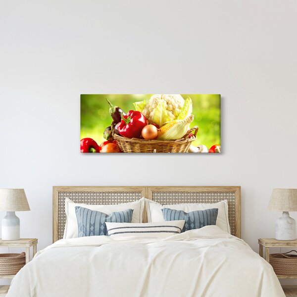 Kép - Zöldségek (120x50 cm)