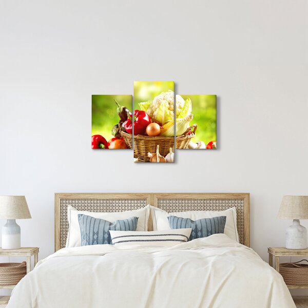 Kép - Zöldségek (90x60 cm)
