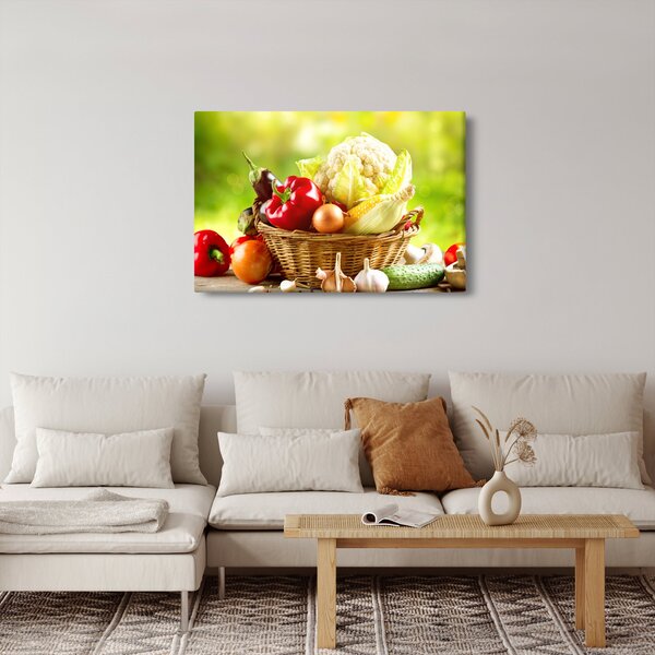 Kép - Zöldségek (90x60 cm)
