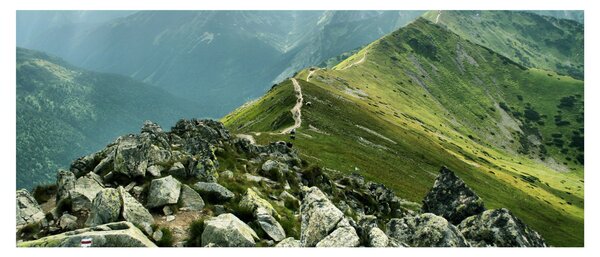 Kép - Hegyi táj (120x50 cm)