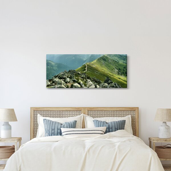 Kép - Hegyi táj (120x50 cm)