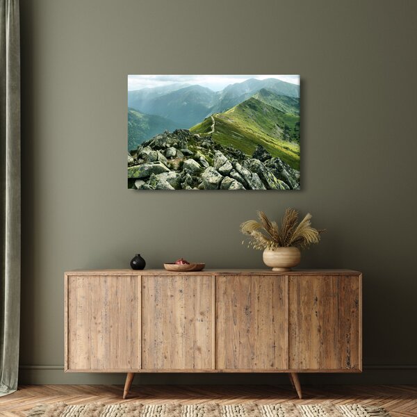 Kép - Hegyi táj (90x60 cm)