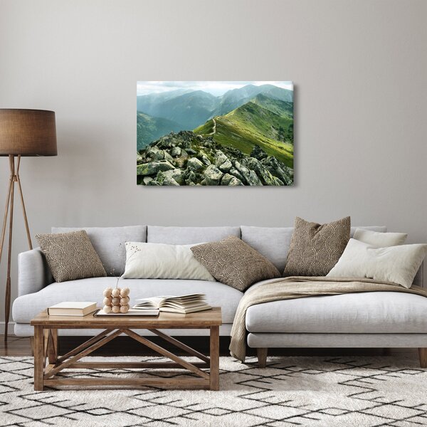 Kép - Hegyi táj (90x60 cm)