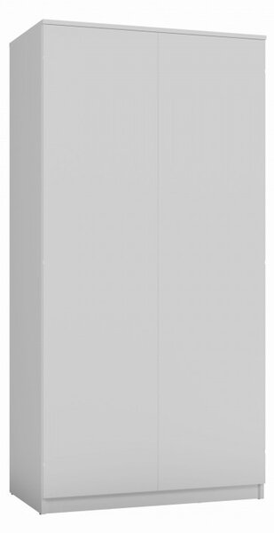 TAUNO kétajtós gardróbszekrény 90 cm - fehér