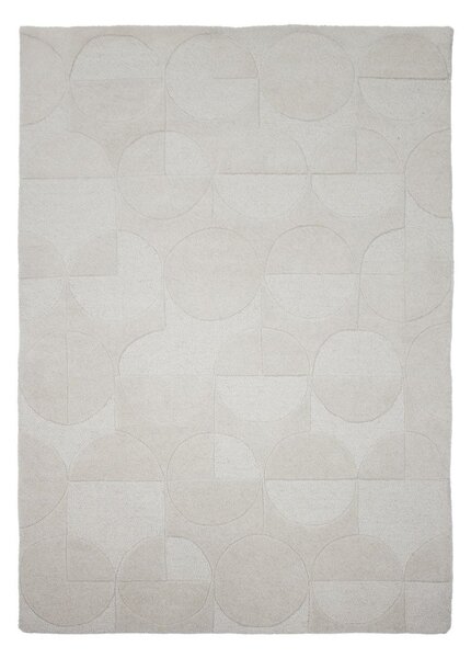 Elefántcsont színű kézi szövésű gyapjú szőnyeg 120x170 cm Gigi – Flair Rugs