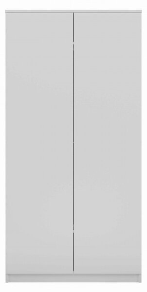 TAUNO kétajtós gardróbszekrény 90 cm - fehér