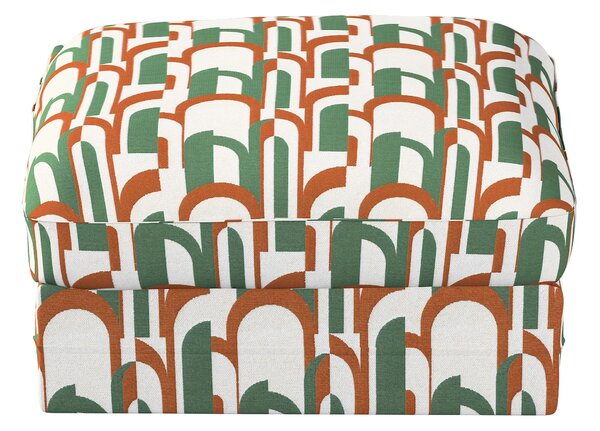 Grönlid puff huzat – IKEA-kompatibilisGrönlid puff huzat – IKEA-kompatibilis termék színe zöld szövet fonott, mintás