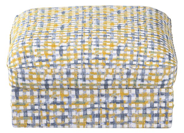 Grönlid puff huzat – IKEA-kompatibilisGrönlid puff huzat – IKEA-kompatibilis termék színe kék szövet fonott, mintás