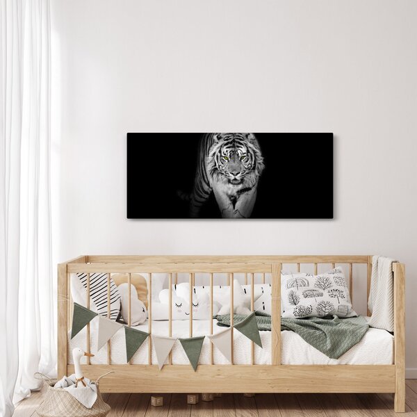Kép - Sárga szemű tigris (120x50 cm)