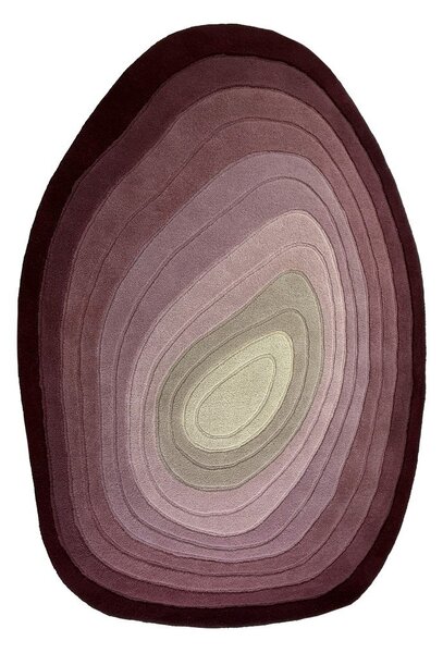 Lila kézi szövésű gyapjú szőnyeg 200x290 cm Puddle Ombre – Flair Rugs