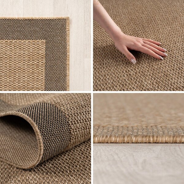 Barna kültéri-beltéri szőnyeg 80x150 cm Timber 1402 – Ayyildiz Carpets