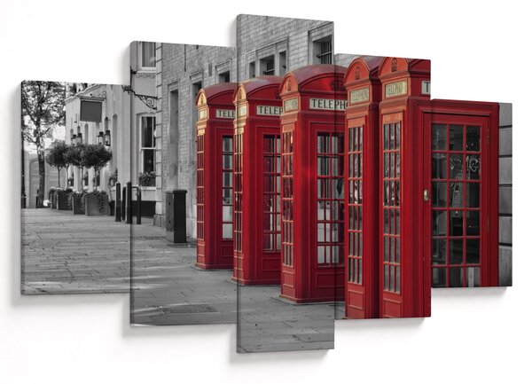 Kép - Londoni telefonfülkék (150x105 cm)