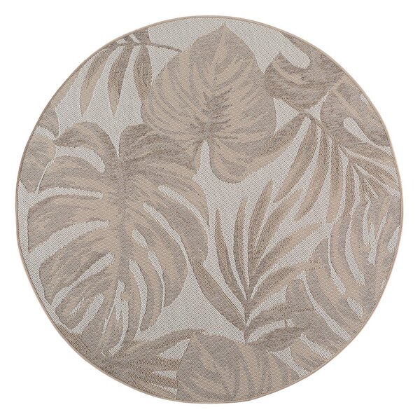 Bézs kerek kültéri-beltéri szőnyeg ø 120 cm Desert 1302 – Ayyildiz Carpets