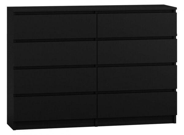 ESTELA M8 komód szekrény 140 - fekete