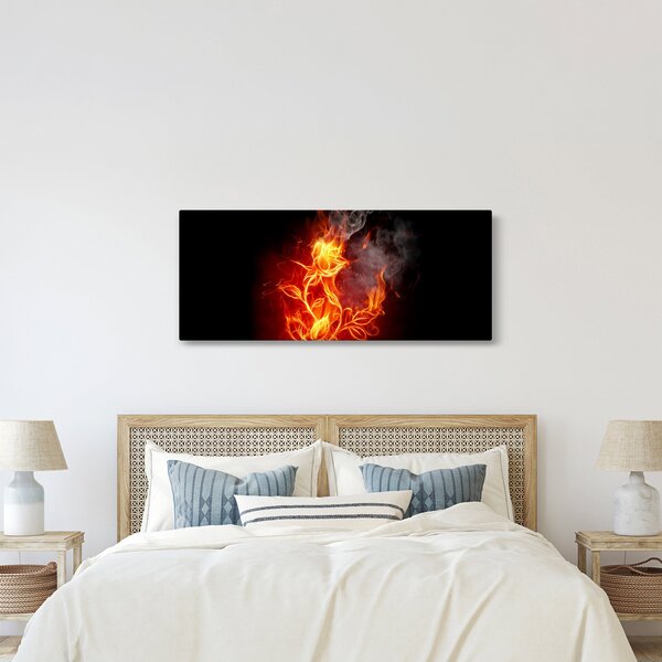 Kép - Rózsák a tűzben (120x50 cm)